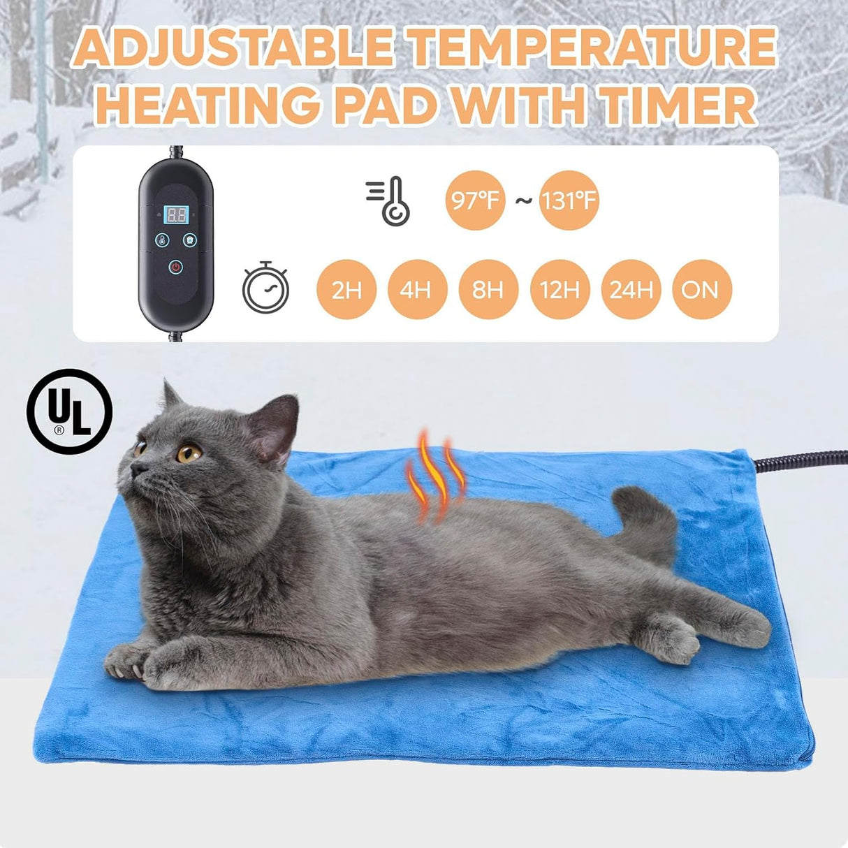 Casa Térmica para Gatos, Insulada y Elevada, Invierno, Modelo X