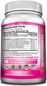 Suplemento para Menopausia con Dong Quai y Cimicifuga - 60 Cápsulas