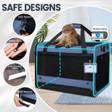 Transportín Extra Grande para Gato Petskd, 5 Ventanas, 55LBS