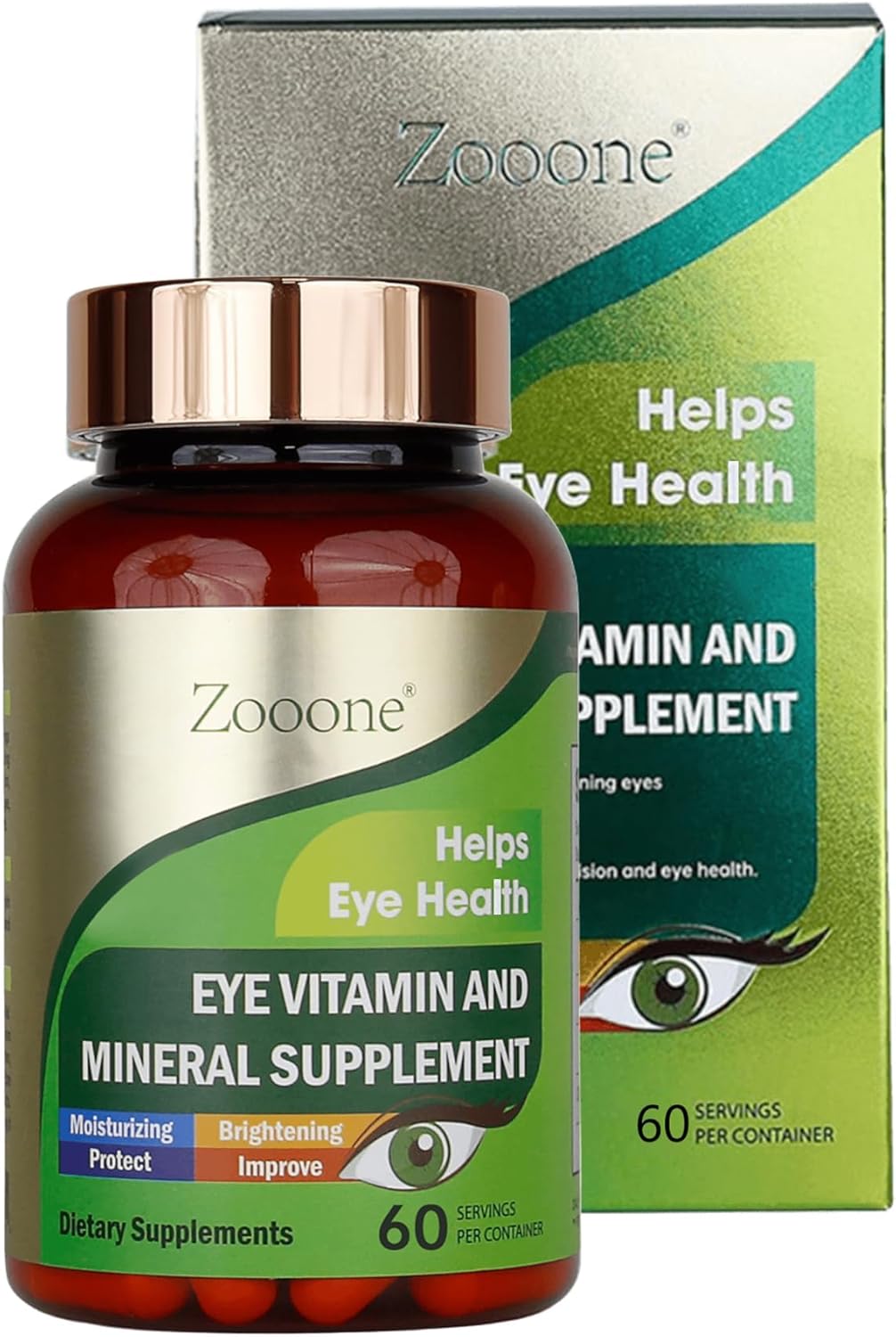 Zooone Suplemento de Luteína para la Salud Ocular, 60 pcs
