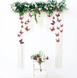 24pcs Mariposas Decorativas 3D, Magnéticas, para Pared