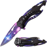 Cuchillo táctico plegable asistido por resorte MT-A705