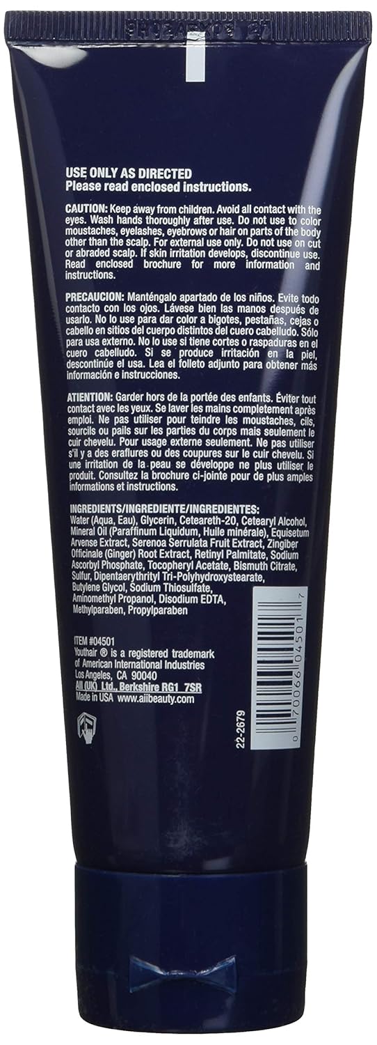 Youthair Crema sin plomo, 3.75 onzas líquidas (paquete de 3)