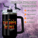 Taza de Acero Inoxidable con Asa para Amantes del Cine, 40 oz