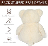 Teddy Bear con Huellas LotFancy - Peluche Regalo para Niños