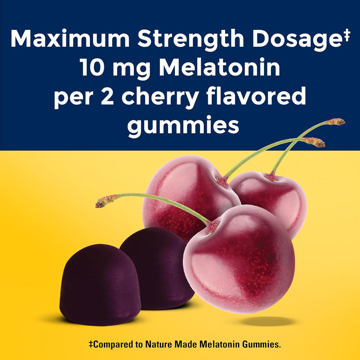 Nature Made Gomitas de ayuda para dormir 100%  10 mg  60 und