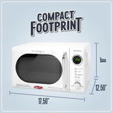 Microondas Nostalgia Retro 0.7 Cu. Ft. 700W con Display LED