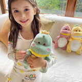Lindo y suave peluche de Dinosaurio color verde