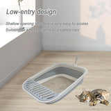 Caja de arena plegable para gatitos chuyouan