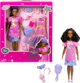 Barbie: Muñeca Preescolar Brooklyn con Cuerpo Flexible y Accesorios
