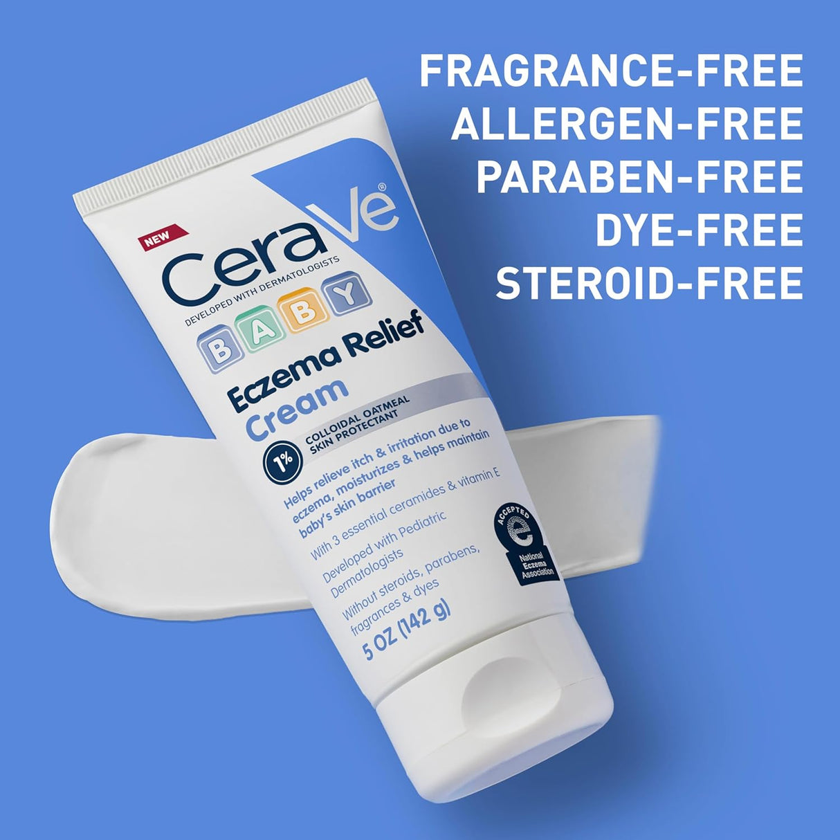 Crema para Eczema CeraVe Baby, 1% Avena Coloidal, 5oz