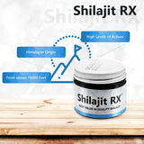 Suplemento Shilajit RX Resina natural  Himalaya orgánicos