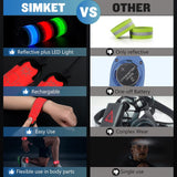 Brazalete LED Recargable para Correr con Alta Visibilidad