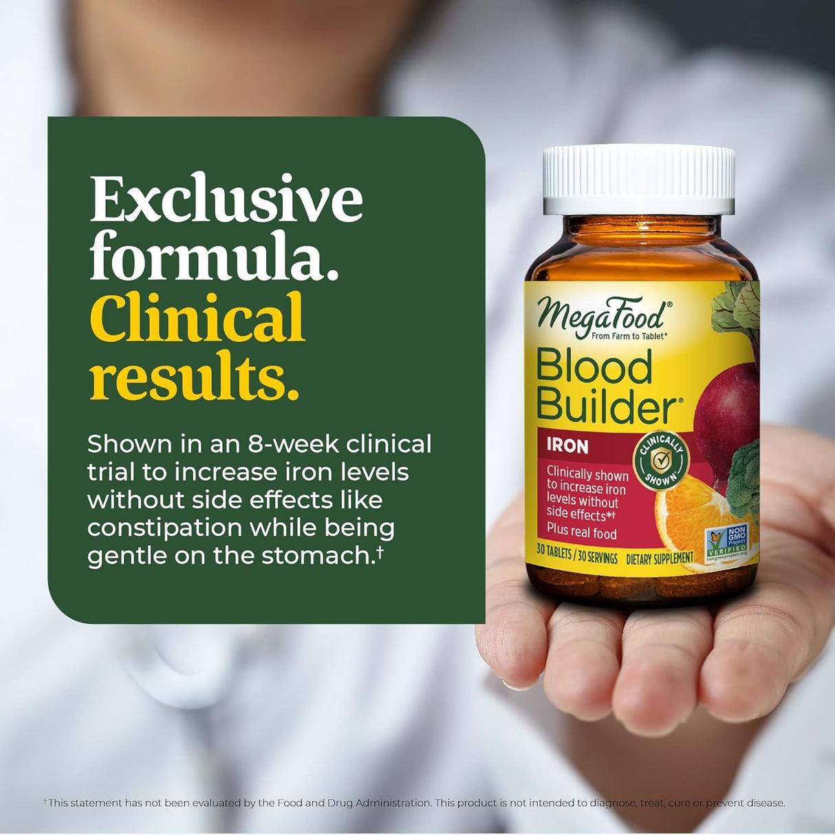 Suplemento de hierro Blood Builder estimulante energético