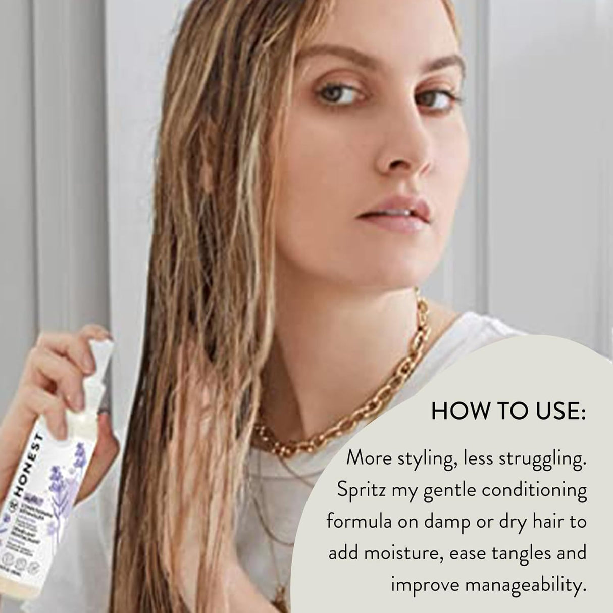 Acondicionador desenredante de el cabello The Honest Company