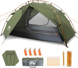 Tienda de campaña 2 personas Night Cat, impermeable, liviana, 7x4.4ft