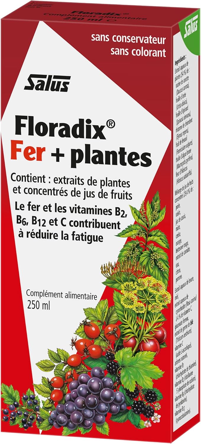 Suplemento Hierro en Fórmula Líquida Floradix
