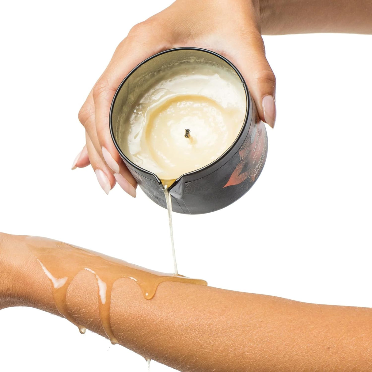 Vela de masaje lubricante de coco Piña 10227 KAMA SUTRA