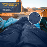 Saco de dormir doble de 20 grados para adultos