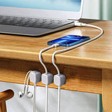 Soporte Magnético para Cables, Organizador, Ajustable, 6 Pack