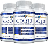 Research Verified CoQ10 Suplemento de 300mg, Absorción Mejorada