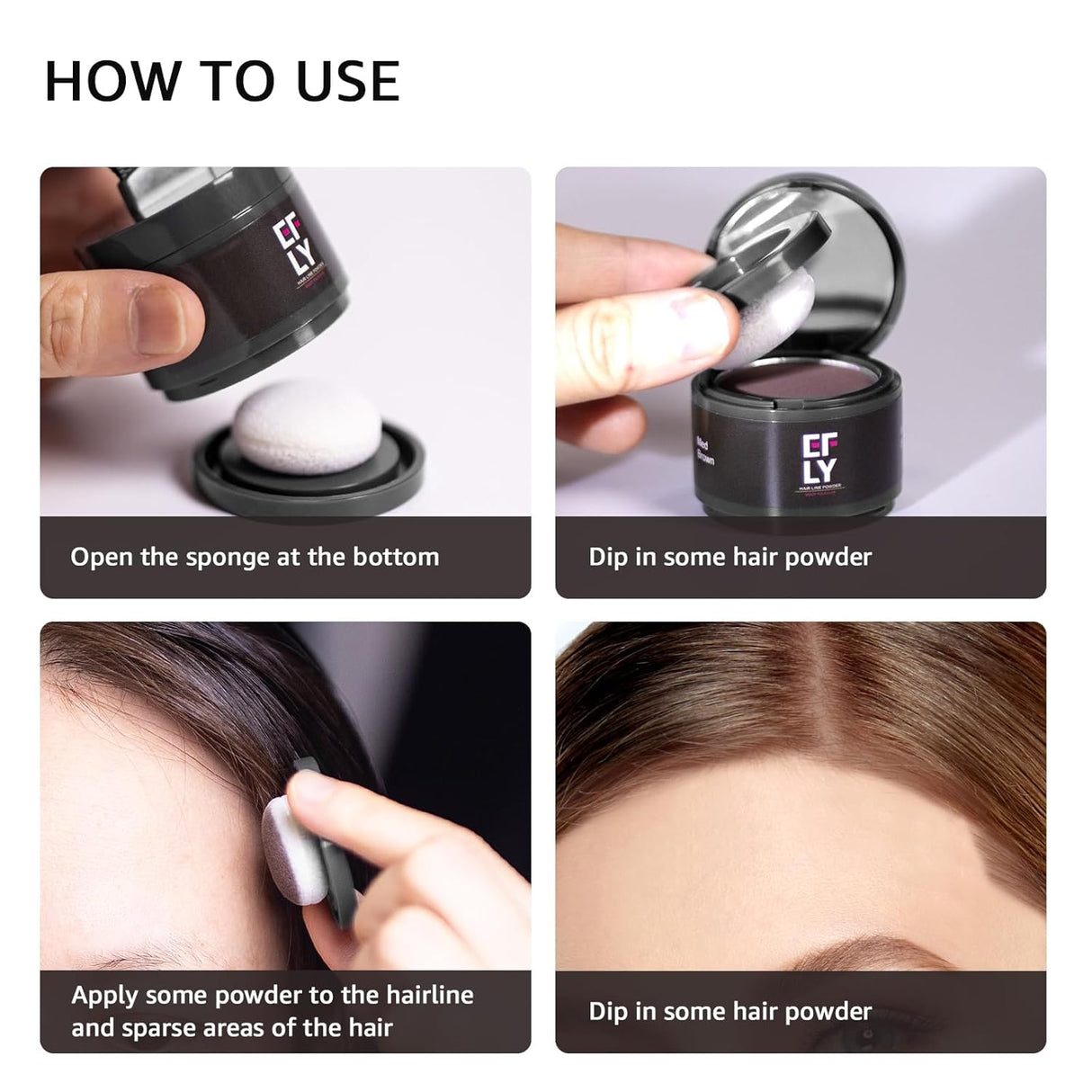 Polvo Cubregrietas para Raíces y Cabello Fino