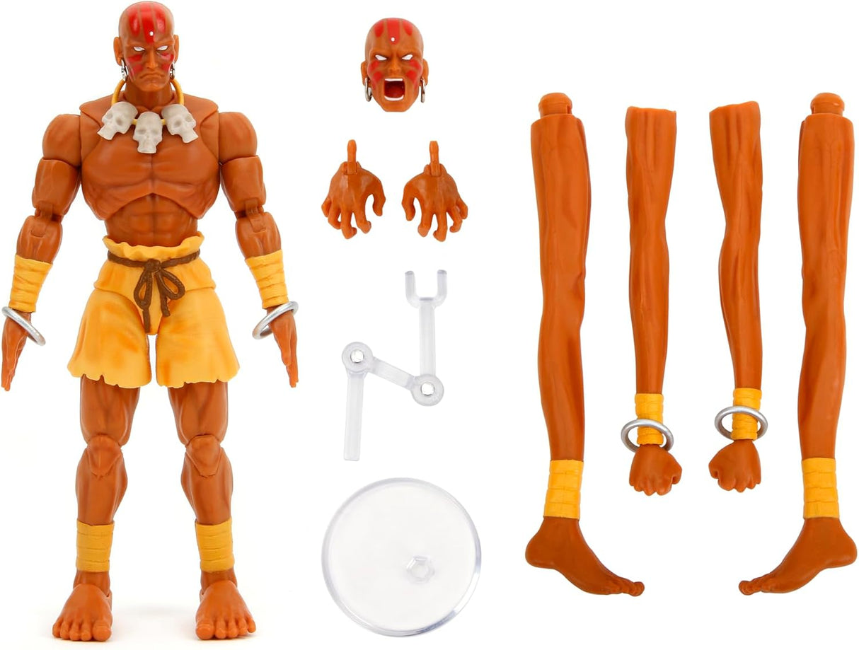 Figura de acción Jada Street Fighter 6 Dhalsim, juguetes para niños y adultos