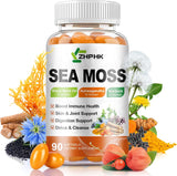 Sea Moss Softgels con Black Seed Oil y Hierbas, 90 cápsulas
