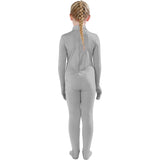 Disfraces de Body enterizo estilo Zentai gris claro talla XL