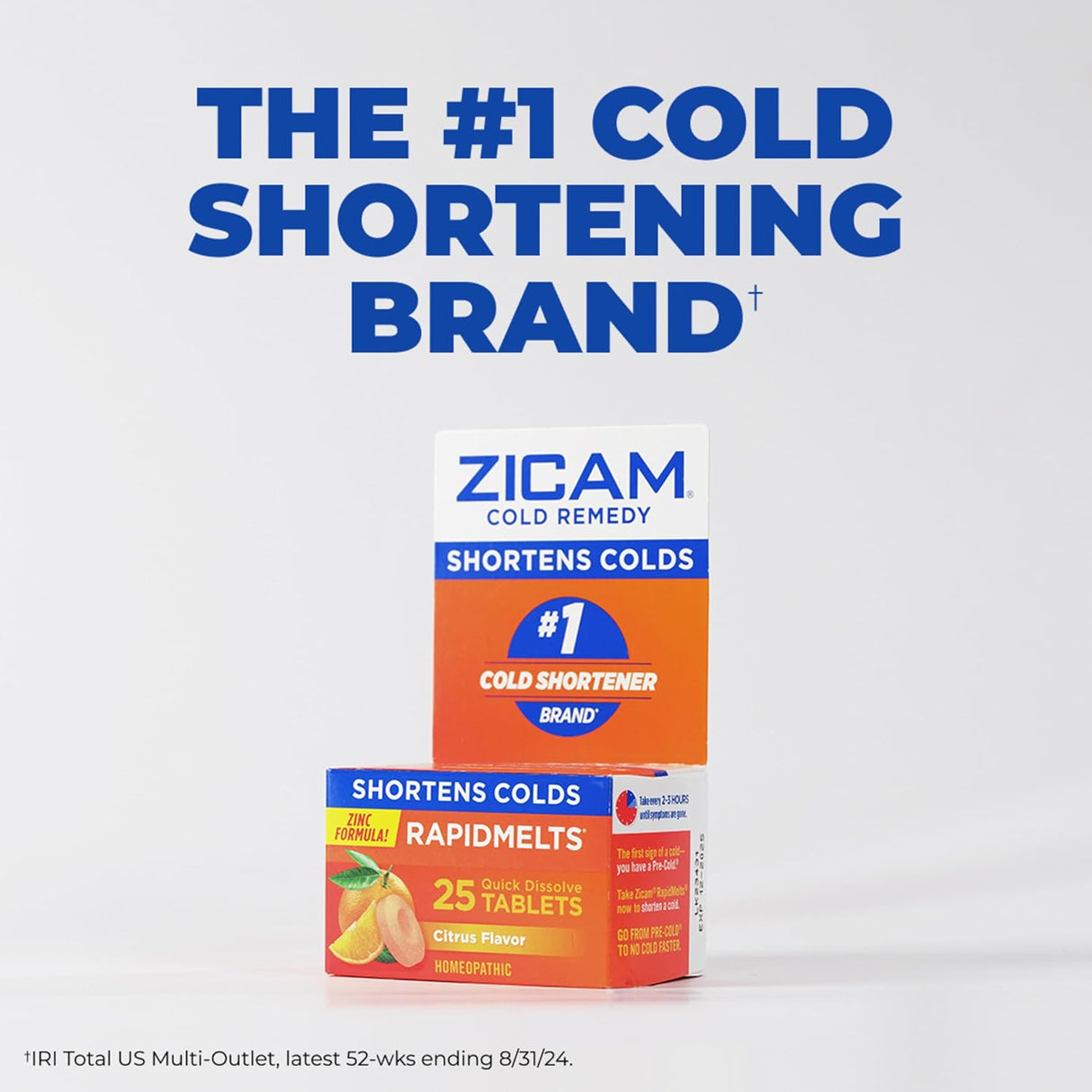 Zicam Remedio Rápido de Zinc, Citrus, 25 Pastillas