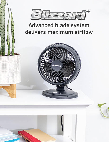 Holmes Ventilador de Mesa 7, 2 Velocidades, Oscilación 85°