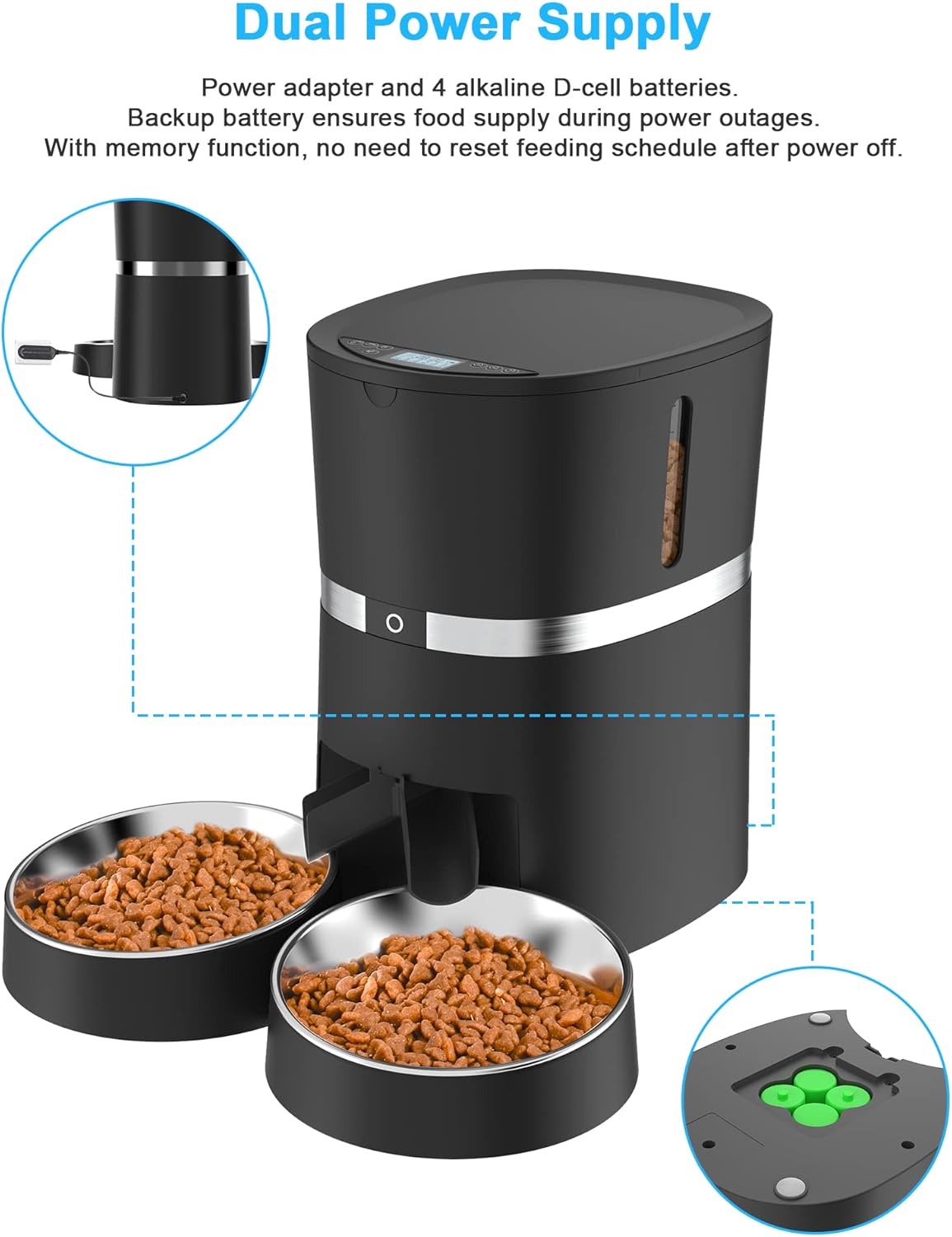 Comederos de Alimento inteligente para gatos WiFi habilitado