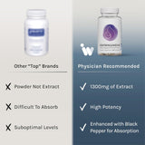 Suplemento de Ashwagandha, 1300 MG, 60 Cápsulas, Soporte estrés