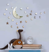 Stickers de Pared Estrellas, Marca Desconocida, 3 Tamaños, DIY