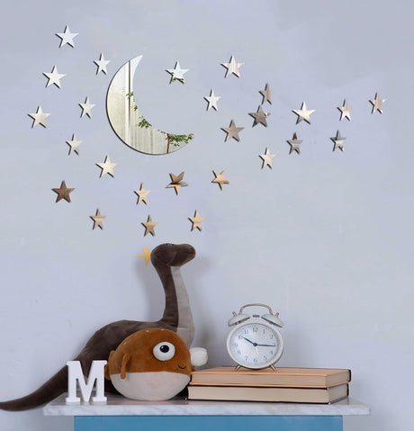Stickers de Pared Estrellas, Marca Desconocida, 3 Tamaños, DIY