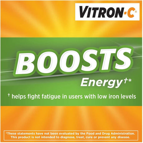 Suplemento Vitron-C -de hierro - 125 mg  65 mg de fuerza