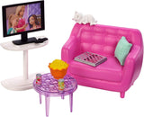 Conjunto de Muebles de Interior Barbie, Salón, Kitten, Accesorios