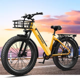 Bicicleta eléctrica Samoyed 960W, 48V, 15AH, 28MPH, 26 fat tire