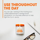 Suplemento de cafeína Genius energía sostenida concentración