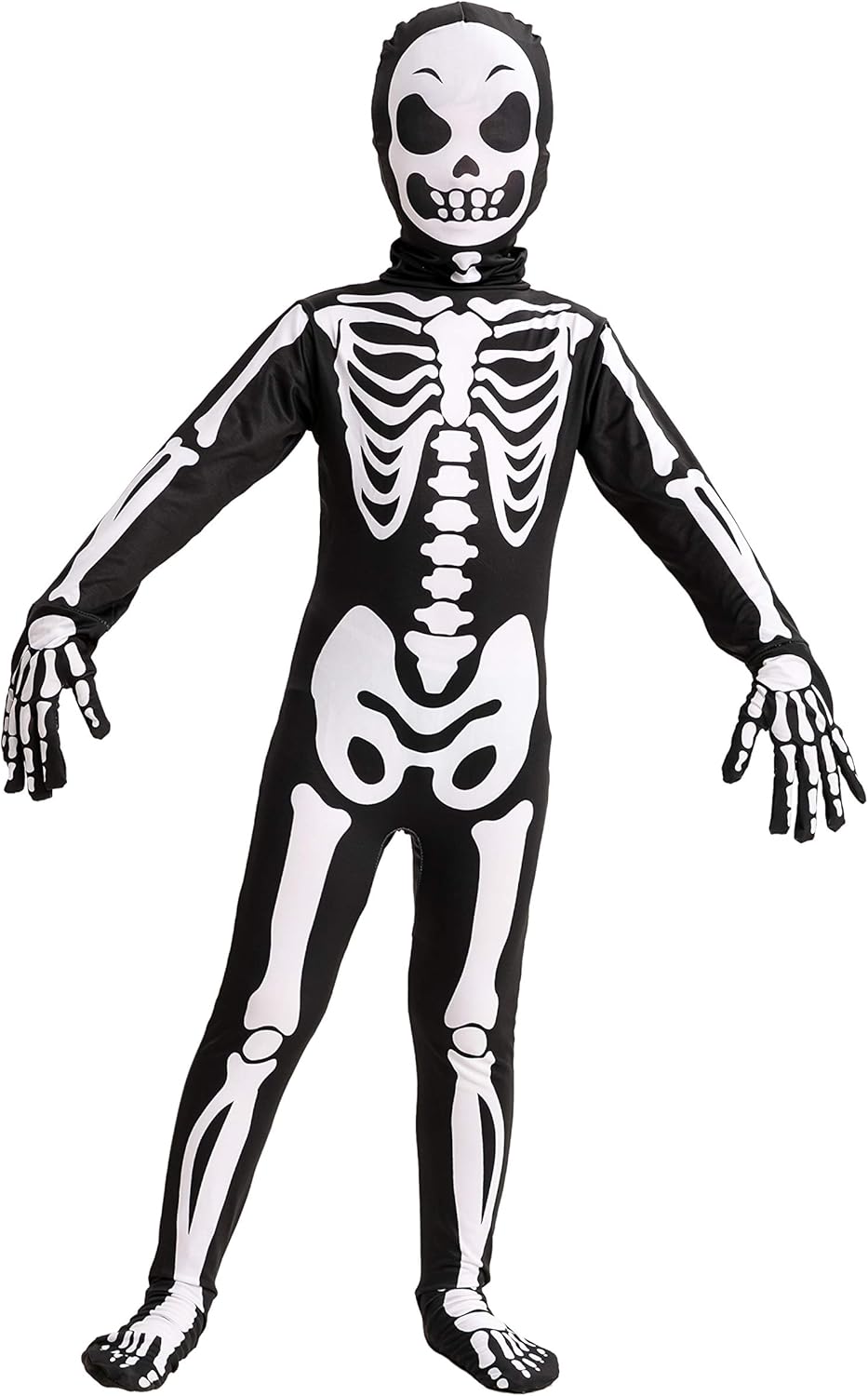 Disfraz de esqueleto para niño, Spooktacular Creations, Skelebones