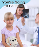 Peluche Perro Get Well Soon - Juguete con Vendaje, 20 cm