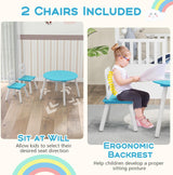 Juego de mesa y silla para niños de malla central muebles