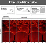 Mural 3D Teatro Autoadhesivo para Pared, 100x144in, Decoración
