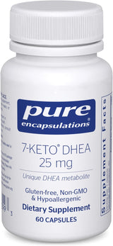 Suplemento 7-Keto DHEA 25 mg de Pure Encapsulations, 120 caps.