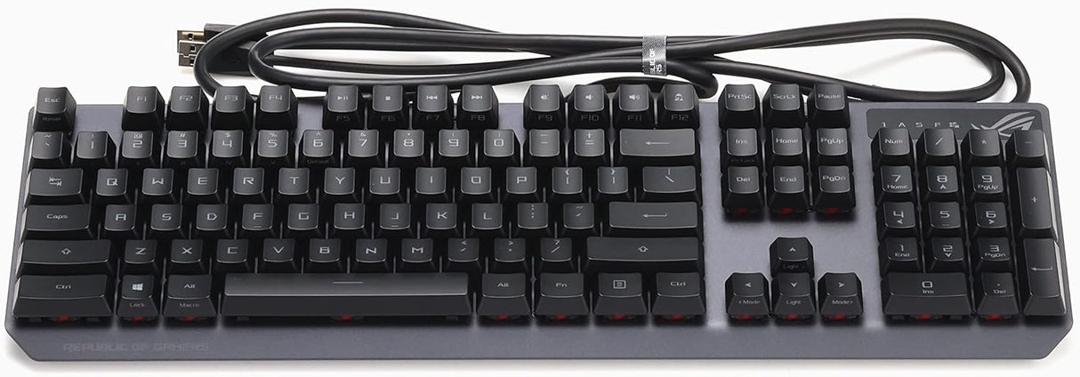 Teclado Mecánico ASUS ROG Strix Scope RX con RGB y Switches Rojos
