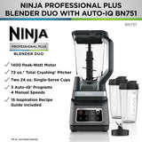 Licuadora Ninja BN751 Professional Plus DUO, 1400W, 72 oz.
