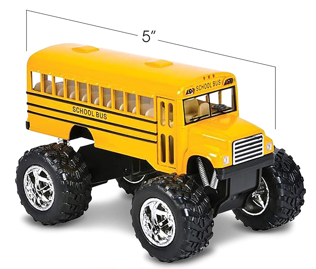 Autobús escolar de metal fundido a presión de 5 pulgadas