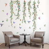 Vinilos de Pared Hojas y Flores - Decoración Familiar