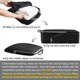 Cubos de compresión BAGAIL 4 Set Accesorios de viaje