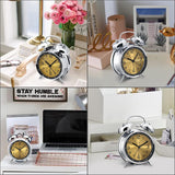 Reloj Despertador Doble Campana para Dormilones Adultos